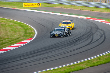 Image showing DTM (Deutsche Tourenwagen Meisterschaft) on MRW (Moscow RaceWay), Moscow, Russia, 2013.08.04