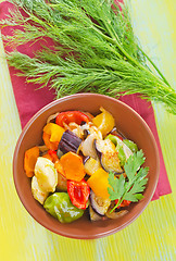 Image showing baked vegetables