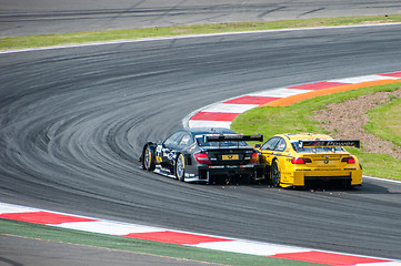 Image showing DTM (Deutsche Tourenwagen Meisterschaft) on MRW (Moscow RaceWay), Moscow, Russia, 2013.08.04