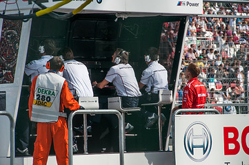 Image showing DTM (Deutsche Tourenwagen Meisterschaft) on MRW (Moscow RaceWay), Moscow, Russia, 2013.08.04