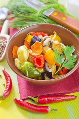 Image showing baked vegetables