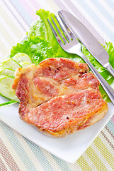 Image showing baked meat