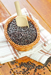 Image showing black rice