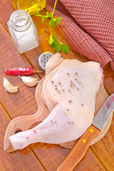 Image showing chicken leg