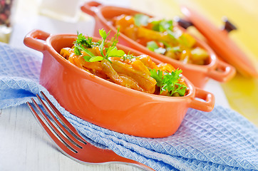 Image showing baked vegetables