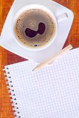 Image showing note and coffee cup