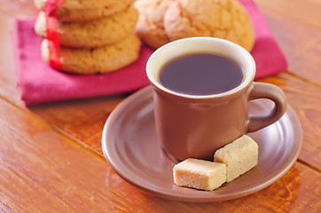 Image showing cookies with coffee