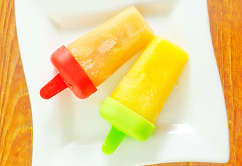 Image showing ice cream pops