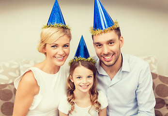 Image showing happy family at home