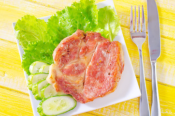 Image showing baked meat