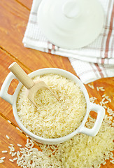 Image showing raw rice