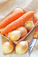 Image showing onion and carrot