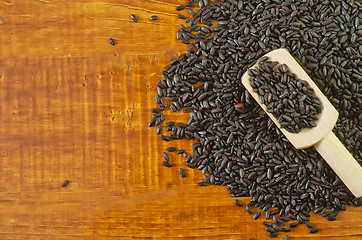 Image showing black rice