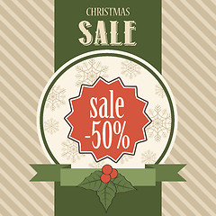 Image showing Christmas sale design 