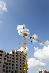 Image showing construction   residential house