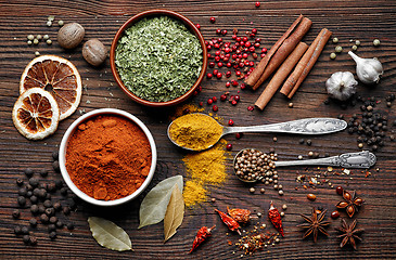 Image showing various spices