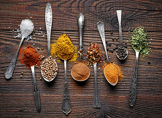 Image showing various spices