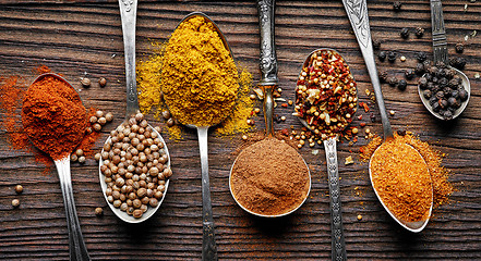 Image showing various spices