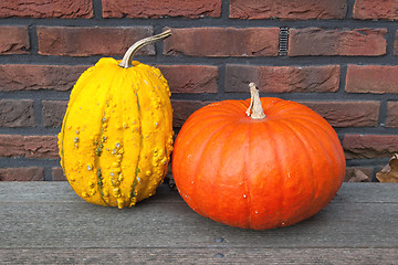 Image showing Halloween pumpkins