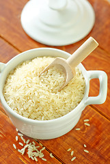 Image showing raw rice