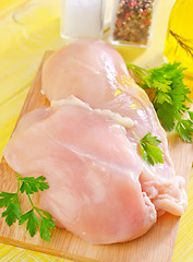 Image showing chicken fillet