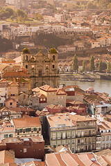 Image showing EUROPE PORTUGAL PORTO RIBEIRA OLD TOWN CHURCH