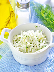 Image showing salad from cabbage