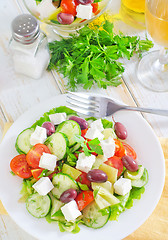 Image showing greek salad