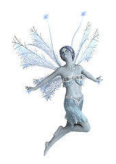 Image showing Snow Fairy Flying