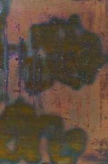 Image showing rusty metal surface background