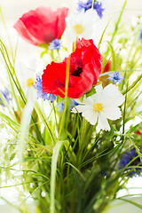 Image showing beautiful wildflowers bunch