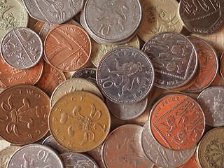 Image showing Pound coins