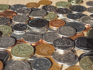 Image showing Pound coins