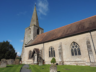 Image showing St Mary Magdalene church in Tanworth in Arden