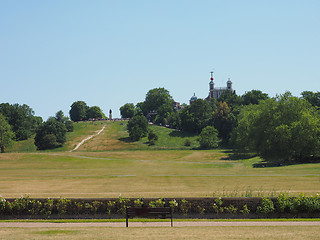 Image showing Royal Observatory hill in London