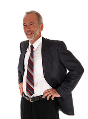 Image showing Middle age professional man standing smiling.