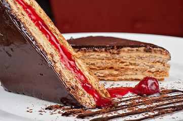 Image showing Esterhazy chocolate dessert 