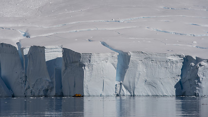 Image showing Glacier in the Antarctica