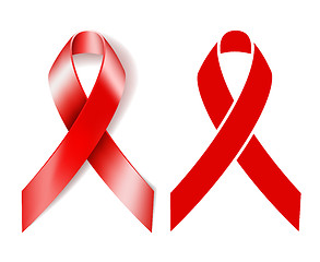 Image showing AIDS awareness ribbon