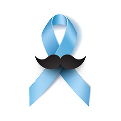Image showing Prostate cancer ribbon awareness