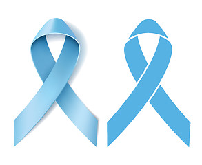 Image showing Prostate cancer ribbon awareness