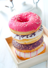 Image showing Sweet donuts, different kind from donuts