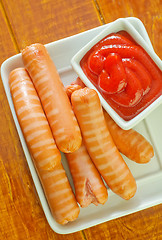 Image showing sausages