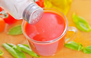 Image showing tomato juice