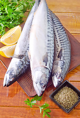 Image showing raw fish