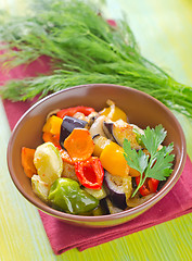 Image showing baked vegetables