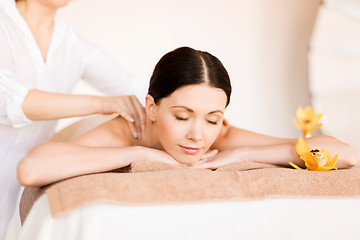 Image showing woman in spa