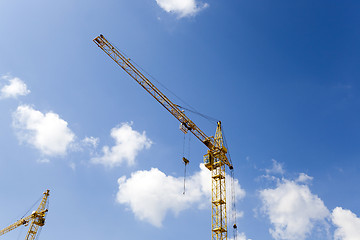 Image showing Cranes   close up 