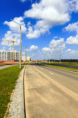 Image showing construction   residential house