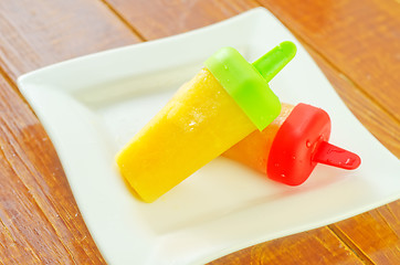 Image showing ice cream pops